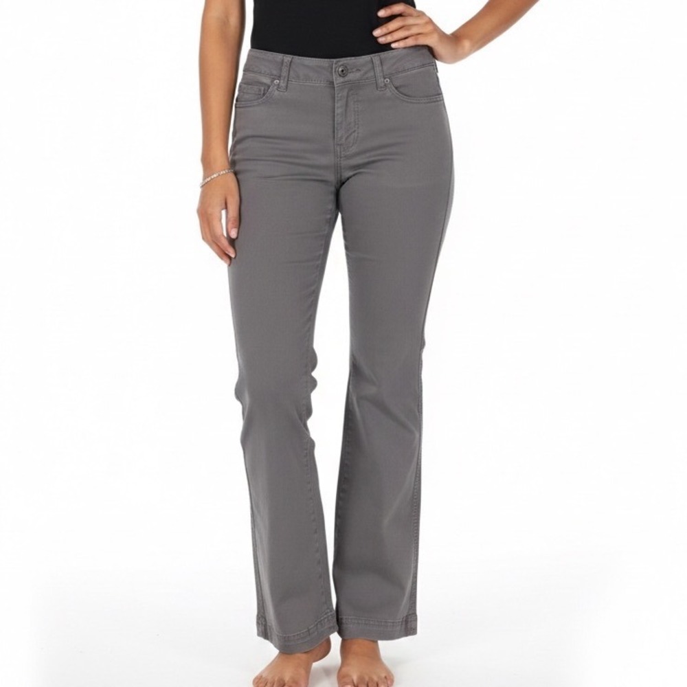 Columbia Gray Straight Leg Chino Cotton Blend Pants 6 Gorpcore‎ Outdoors